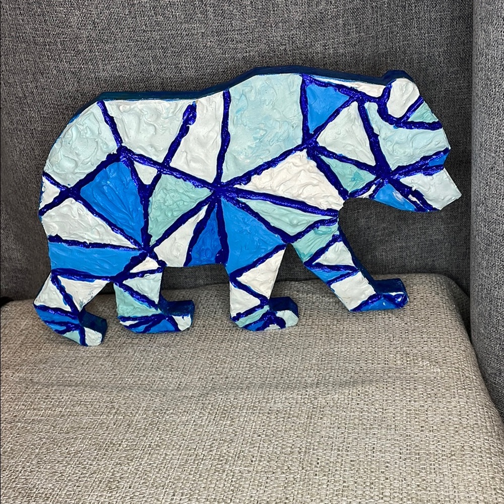 Wooden Bear Wall Hanging